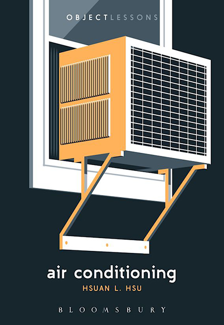 An illustration of a window air conditioning unit